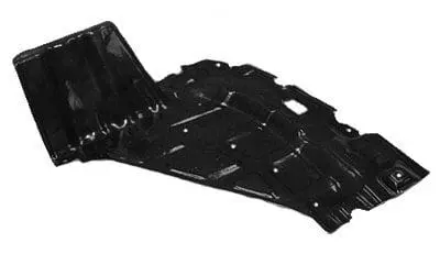 SC1228106 Front Bumper Under Car Shield Driver Side