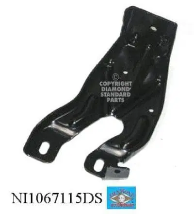 NI1067115DSN Passenger Side Front Bumper Bracket Face Bar Mounting