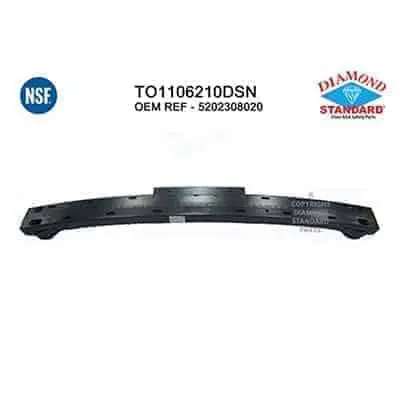 TO1106210DSC Rear Bumper Impact Bar