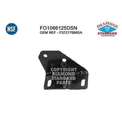 FO1066125DS Driver Side Front Bumper Bracket Mounting Plate
