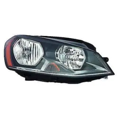 VW2503158C Passenger Side Headlight Assembly