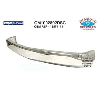 GM1002802DSC Front Bumper Face Bar