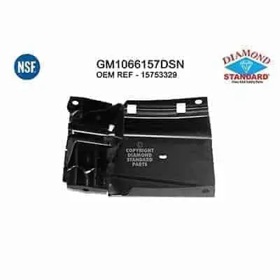 GM1066157DSC Front Bumper Bracket Mounting Driver Side