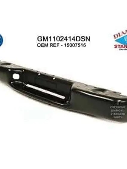 GM1102414DSC Rear Bumper Face Bar