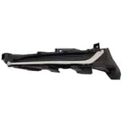 LX1038140 Front Bumper Insert Fog Light Cover Driver Side