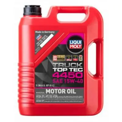 Liqui-Moly Engine Oil Diesel LQM22038 Top Tec Truck 4450 SAE 5L 15W-40