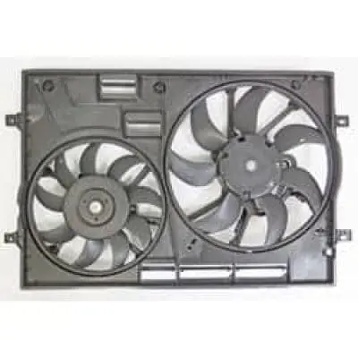 VW3115124 Cooling System Fan Radiator & Condenser Assembly