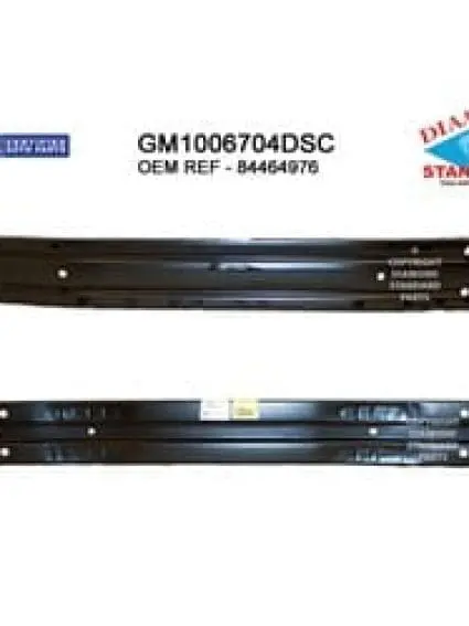 GM1006704DSC Front Bumper Impact Bar
