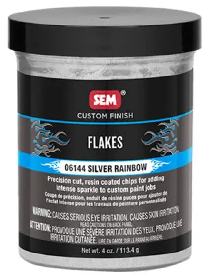 SEM Flakes Silver Rainbow 06144