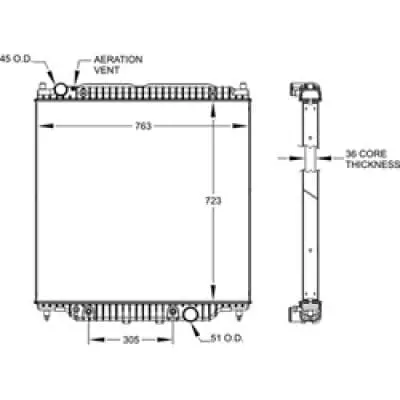 RAD2815 Radiator