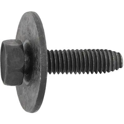 Auveco Body Bolts 6mm CAPS12323 M6-1.0 X 25mm Black Hex Head PK 25