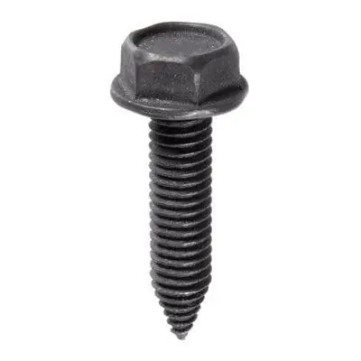 Auveco Body Bolts 6mm CAPS13715 M6-1.0 X 25mm Black Hex Head PK 50
