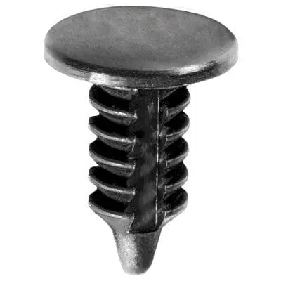 Auveco Push In Retainer 44636 CAPS18683 Black Nylon Hole Size PK 100