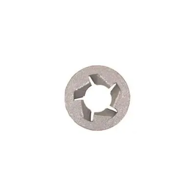 Auveco Metal Retainer Push Nut CAPS10086 1/4 Bolt 1/2 OD PK 100