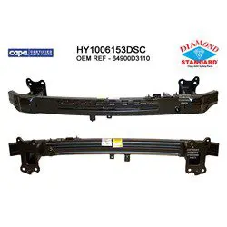 HY1006153DSC Front Bumper Impact Bar