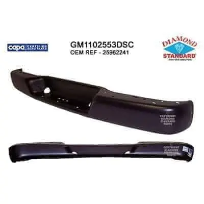 GM1102553DSC Rear Bumper Face Bar