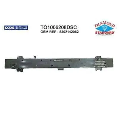 TO1006208DSC Front Bumper Impact Bar