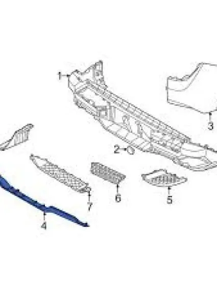 HY1195152C Rear Bumper Lower Valance Panel
