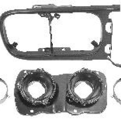 GLAM1069A Front Light Headlight Assembly Bezel & Bucket
