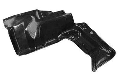 GM1228103 Front Bumper Under Car Shield Driver Side