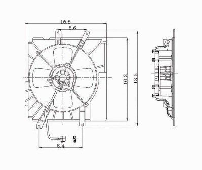 MA3115103 Radiator Fan Assembly MA3115103 Radiator Fan Assembly