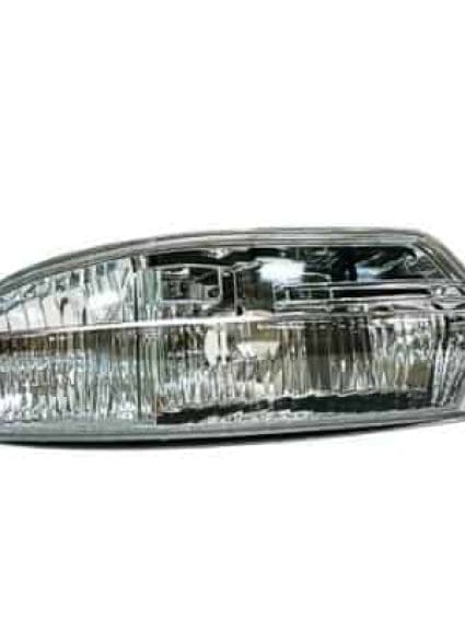 LX2593107 Front Light Fog Lamp Lens & Housing Bumper
