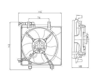 SU3115115 Radiator Fan Assembly SU3115115 Radiator Fan Assembly