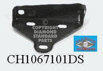 CH1067101DSC Front Bumper Bracket Mounting Passenger Side CH1067101DSC Front Bumper Bracket Mounting Passenger Side