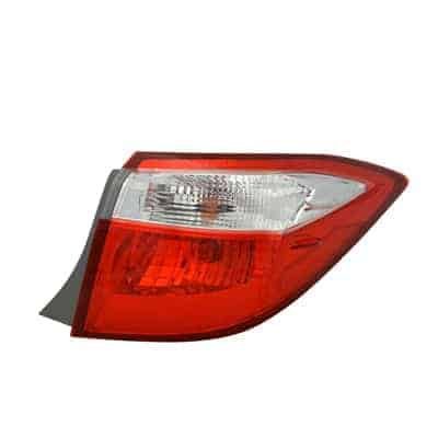 TO2805118C Passenger Side Outer Tail Light Assembly