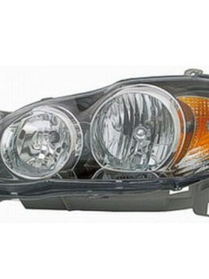 TO2502154C Driver Side Headlight Assembly