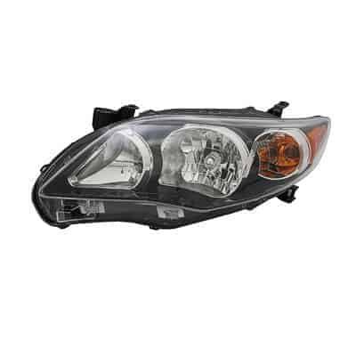 TO2502204C Driver Side Headlight Assembly