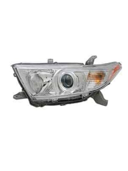 TO2502208C Driver Side Headlight Assembly