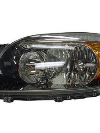 TO2518107C Driver Side Headlight Lens and Housing