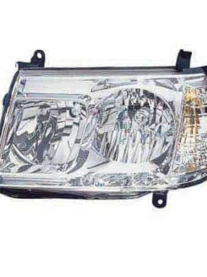 TO2518109 Driver Side Headlight Lens and Housing