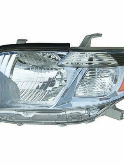TO2518117C Driver Side Headlight Lens and Housing