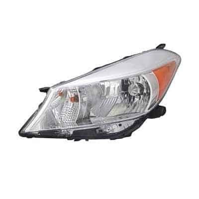 TO2518132C Driver Side Headlight Lens and Housing