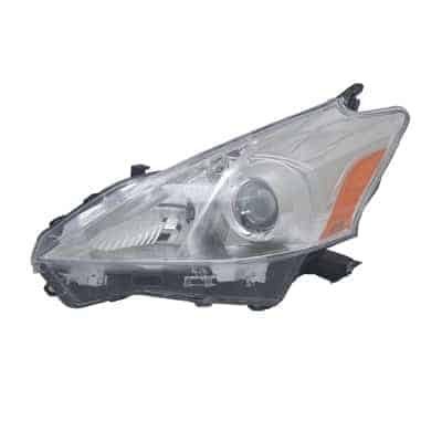 TO2518137C Driver Side Headlight Lens and Housing