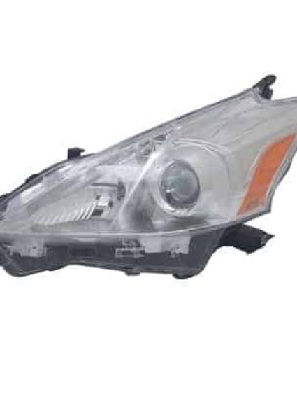 TO2518137C Driver Side Headlight Lens and Housing