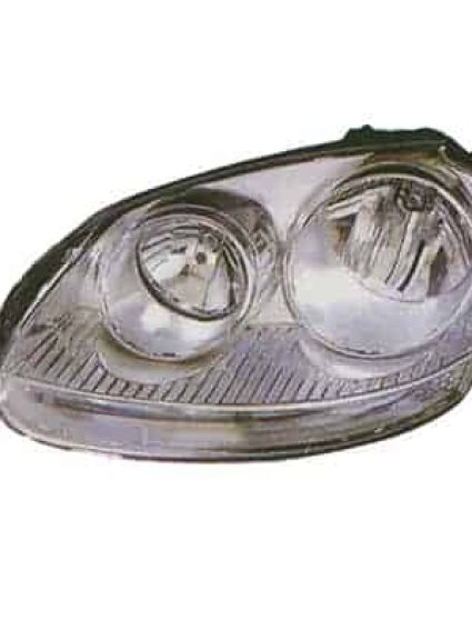 VW2502127C Driver Side Headlight Assembly