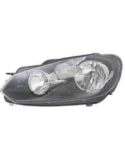 VW2502145C Driver Side Headlight Assembly