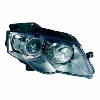 VW2519116 Passenger Side Headlight Lens and Housing