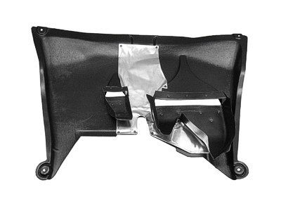 FO1228117 Front Bumper Under Car Shield