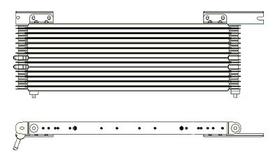 FO4050105 Cooling System Automatic Transmission Cooler Assembly FO4050105 Cooling System Automatic Transmission Cooler Assembly