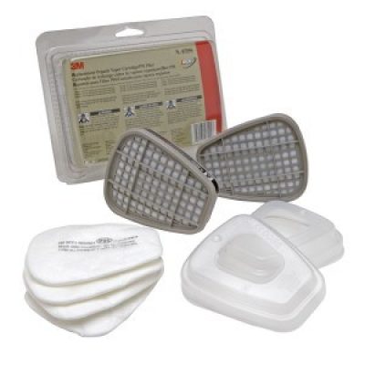 3M Replacement Cartridge/Filter Packout 07195, Organic Vapor/P95