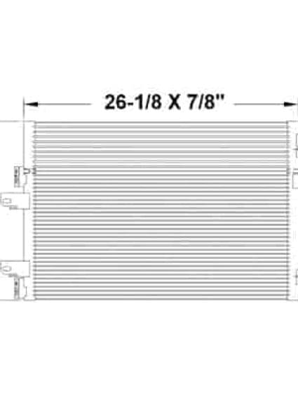 CND3982 Cooling System A/C Condenser