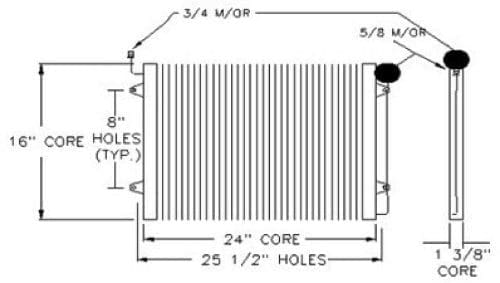 CNDDPI3320 Cooling System A/C Condenser