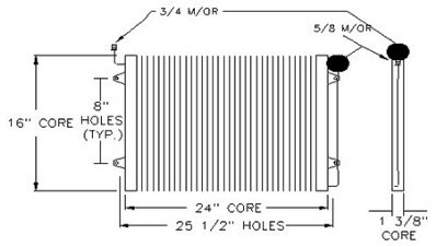 CNDDPI3320 Cooling System A/C Condenser CNDDPI3320 Cooling System A/C Condenser