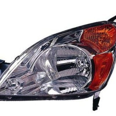HO2518104C Driver Side Headlight Lens and Housing