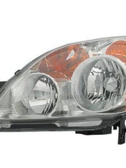 HO2518107C Driver Side Headlight Lens and Housing