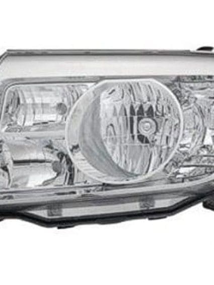 HO2518125C Driver Side Headlight Lens and Housing